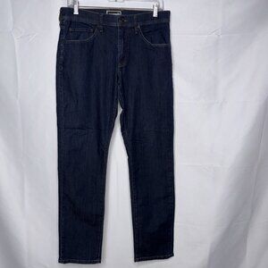 Travis Mathew Jeans 30x31 Blue Denim Stretch Straight Leg Dark Wash